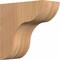 Ekena Millwork Carmel Smooth Corbel, Western Red Cedar, 3 1/2"W x 8"D x 8"H COR04X08X08CAR00SWR - alternate 1